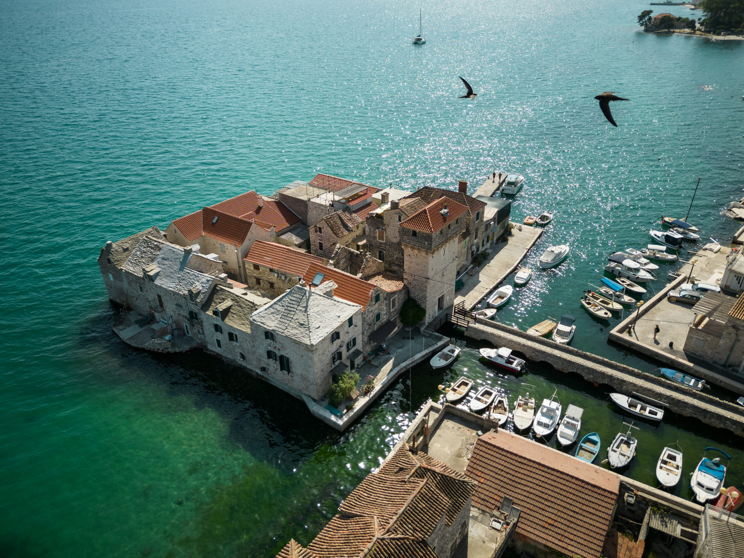 Kaštilac fortress in Kaštela near Trogir, Croatia