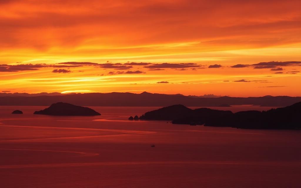 Sunset coastal cruise by scooter from Trogir