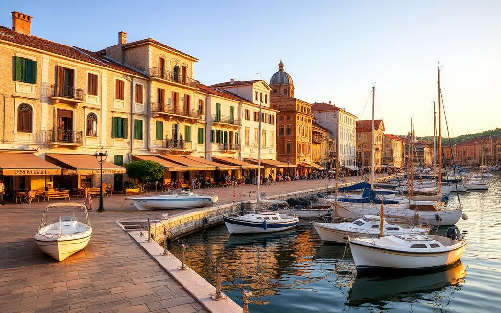 Trogir and Seget loop scooter route